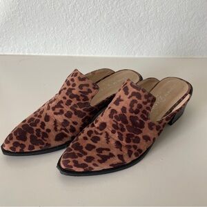 💫Chinese Laundry Leopard Print Women's Mules Sz. 6.5